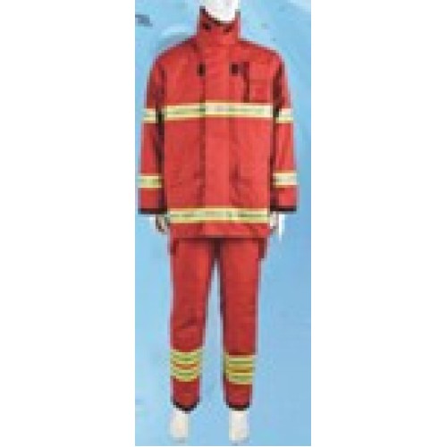 HAIZHOU, FIREMAN SUIT, RED, SOLAS/EN469 : 2020 SIZE L